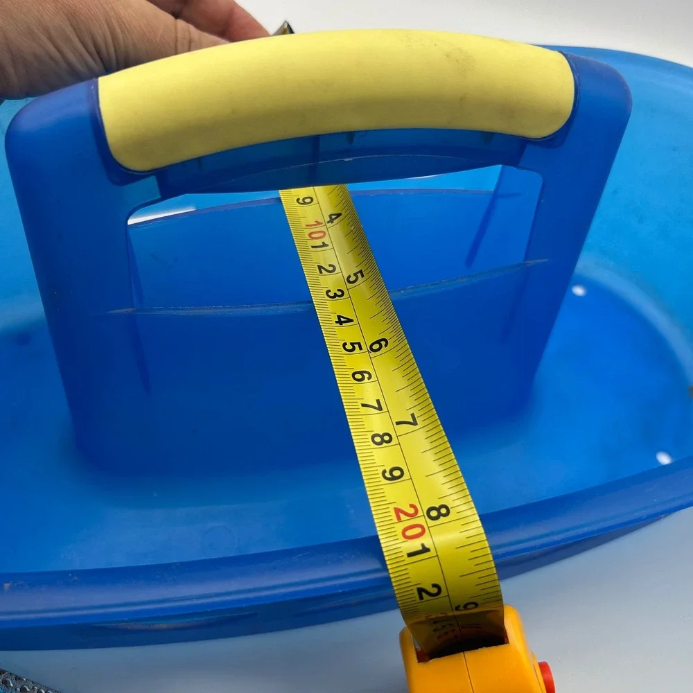 Sterilite Ultra Blue‎ Burst Cleaning Caddy 1581 Yellow Handle Utility Tote 1999
